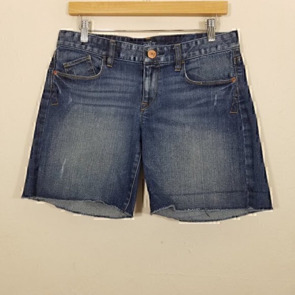 LOFT Denim Stretch Jean Shorts Blue Size 6